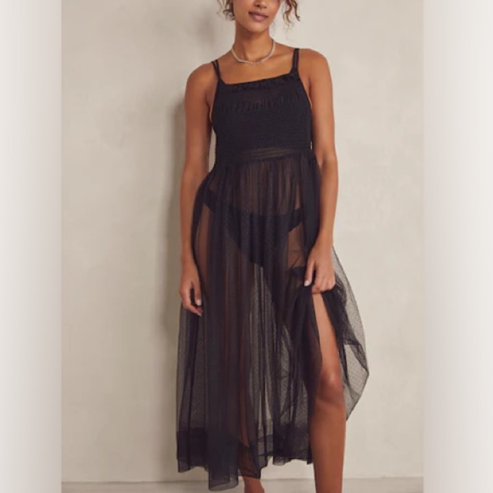 Free People Intimately Can’t Stop Won’t Stop slip dress XL VGUC